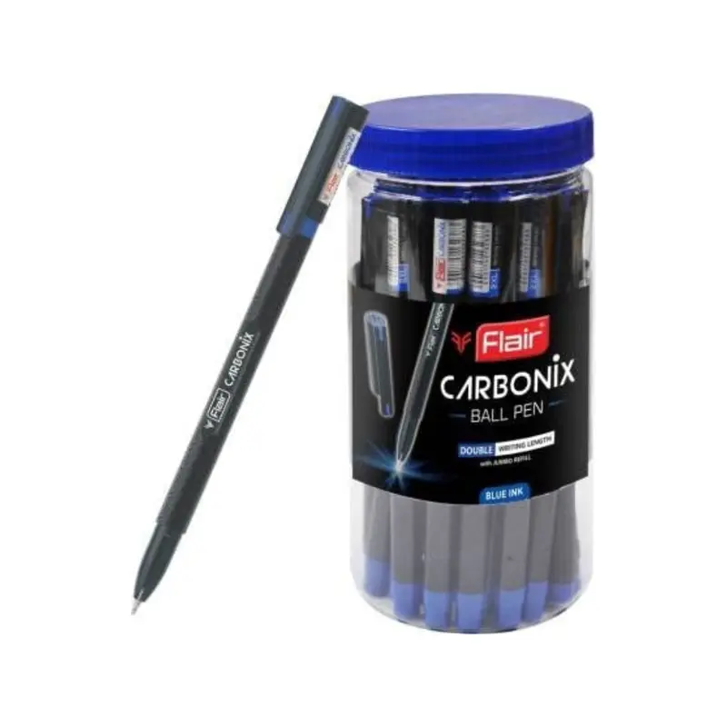 FLAIR Carbonix Ball Pen Jar Pack - 0.5 mm