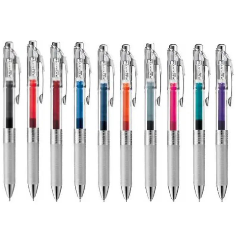 Pentel Gel Ink Ballpoint Pen Energel Infree Pack of 10