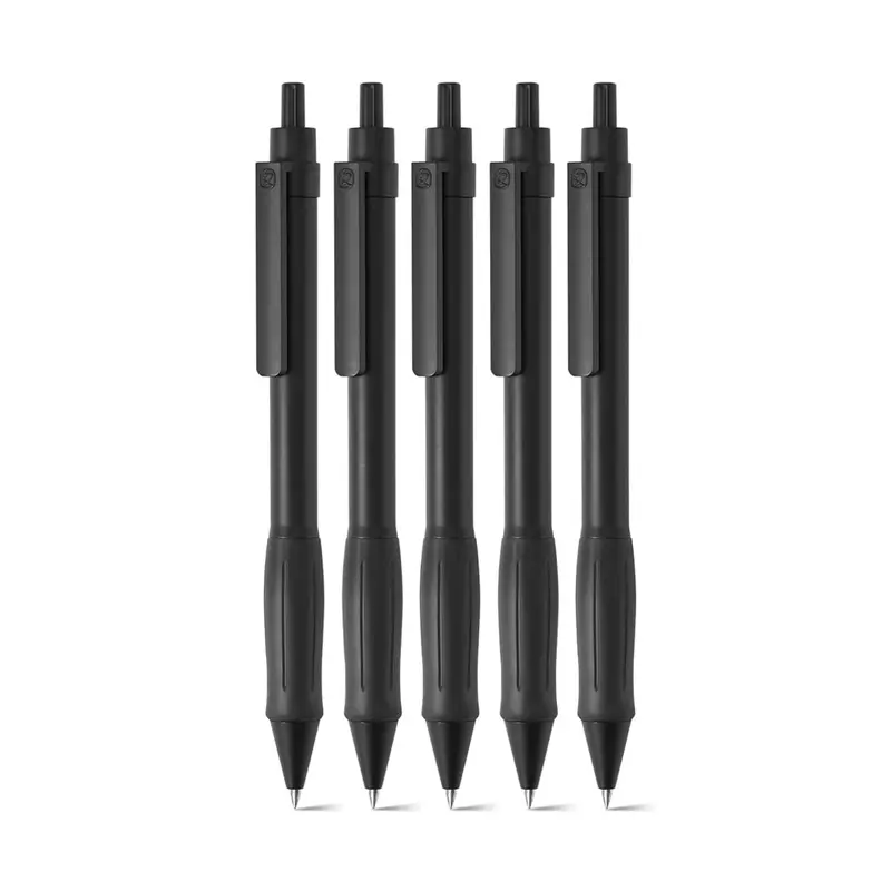 Kaco Keybo Black Gel Ink Pen- 5pcs