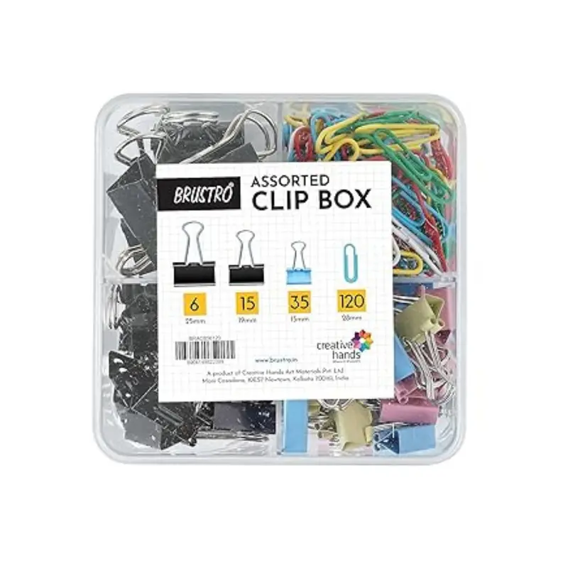 Brustro Assorted Clip Box