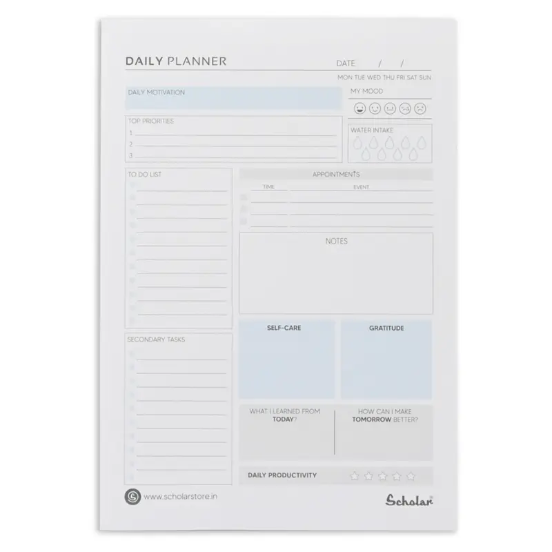 Scholar A5 Daily Planner (DPL)