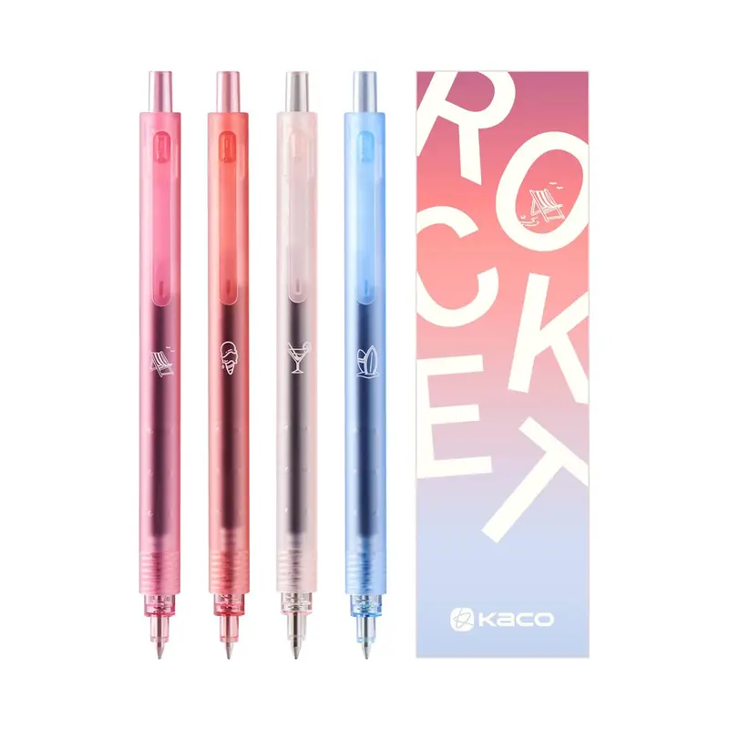 Kaco Rocket Beach Sunset 0.5mm Gel Pen Set