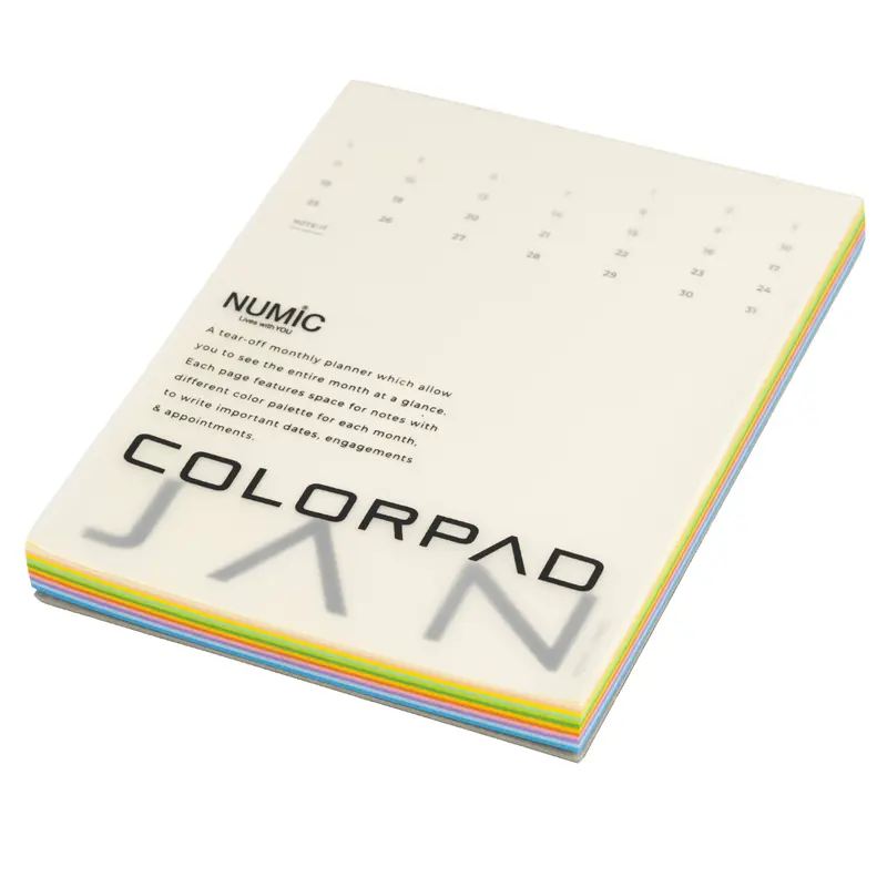 Numic 2026 Colorpad Planner