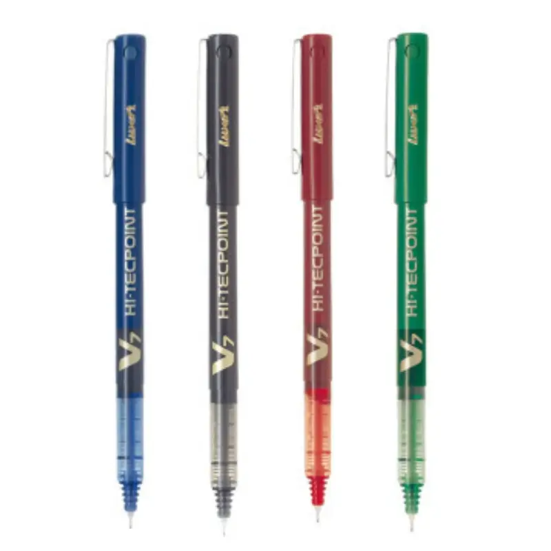 Pilot V7 Hi-Techpoint Roller Ball Pens (Pack of 2)