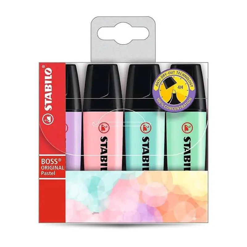 Stabilo Boss Pastel Highlighter Pen Set