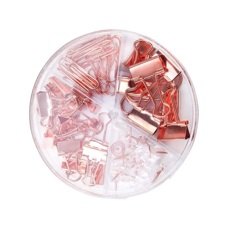 Deli Essentials Rose Gold Edition Desk Accessories Set