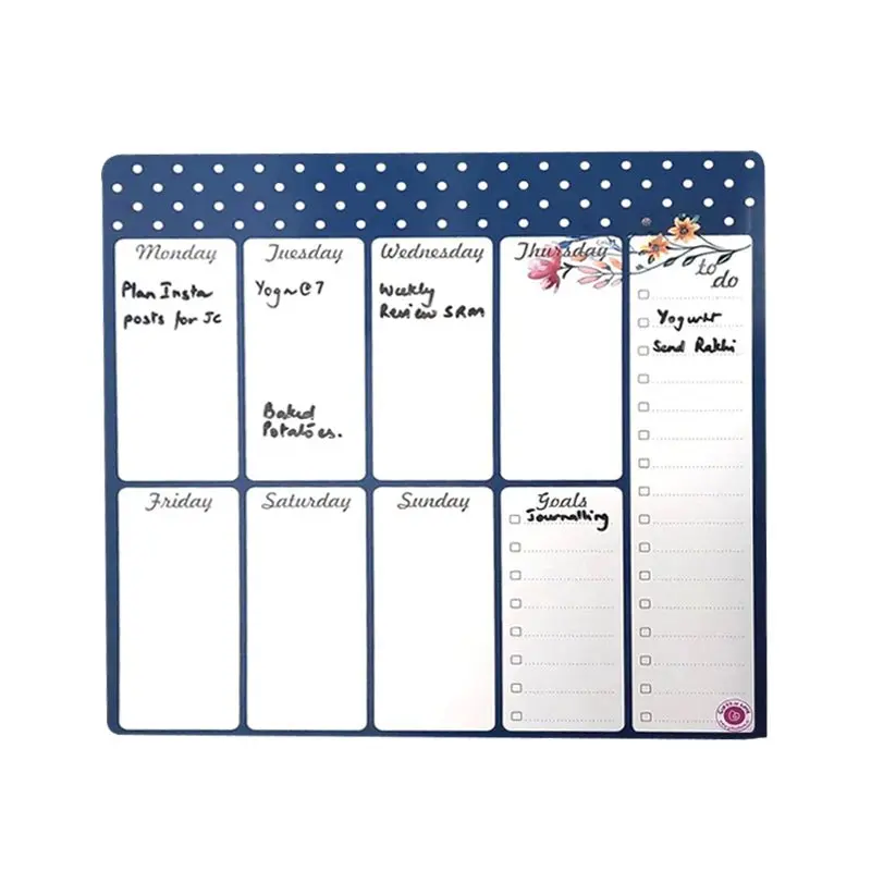 Gifts of Love Azalea Magnetic Rewritable Week Planner