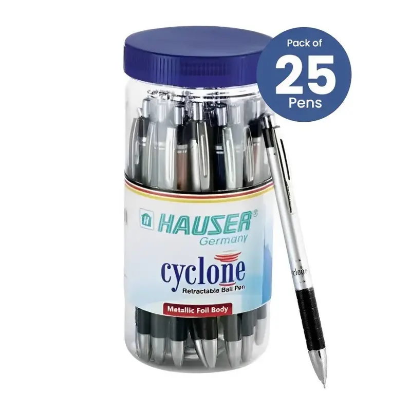 Flair Cyclone Retractable Ball Pens Pack Of 25
