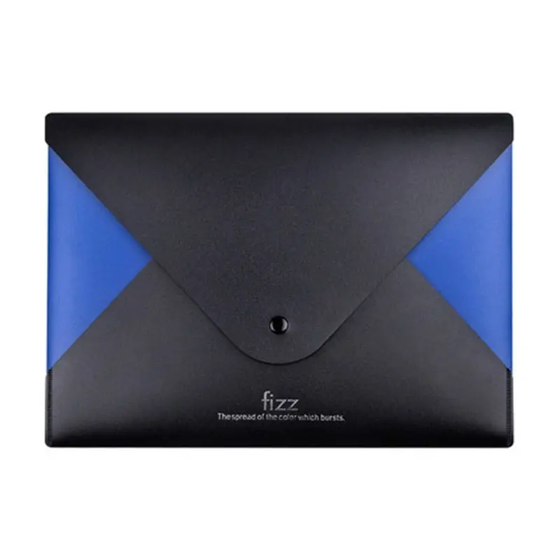 Fizz Snap Button Pocket File