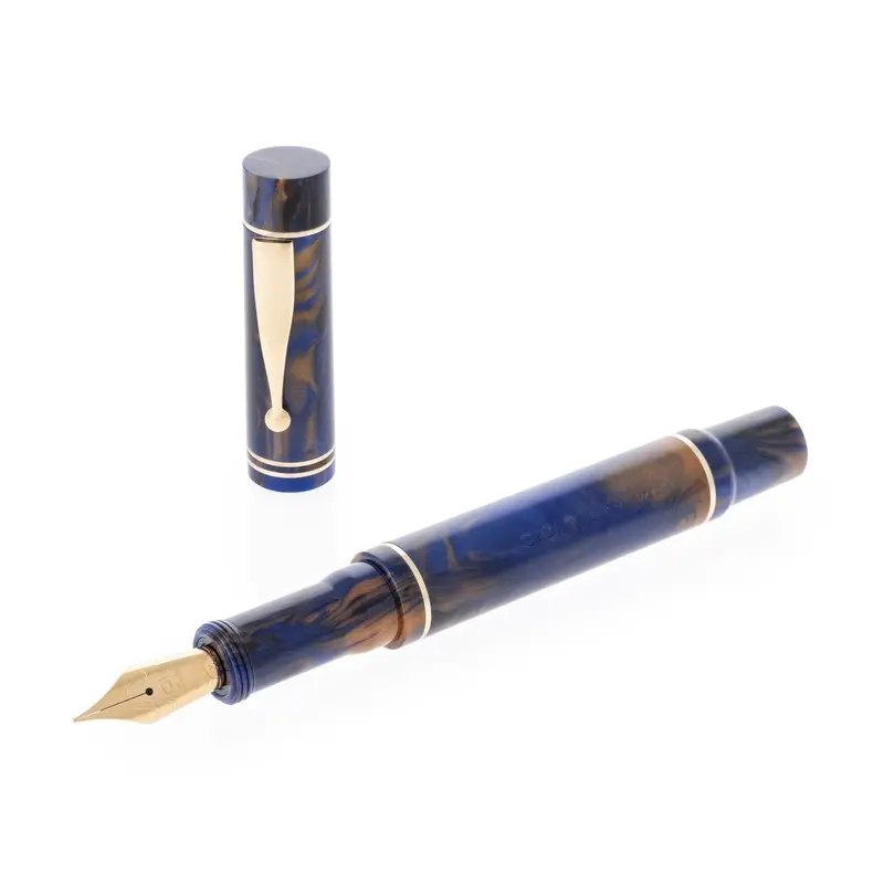 Gioia Alleria Crepuscola Blue-brown Gt Fountain Pen