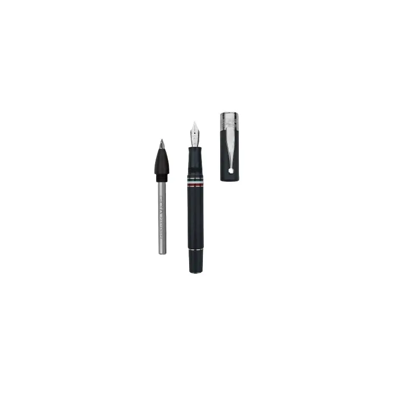 Gioia Partenope Dual Pen- Fountain Pen & Rollerball Pen- Black Sand RT