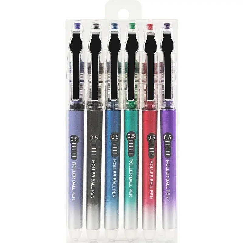 Guangbo Rollerball Pen 0.5mm- Pack of 6