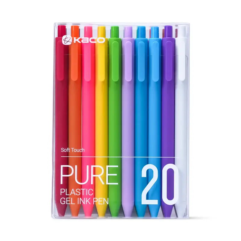 Kaco Pure Assorted 0.5mm Gel Pen Set