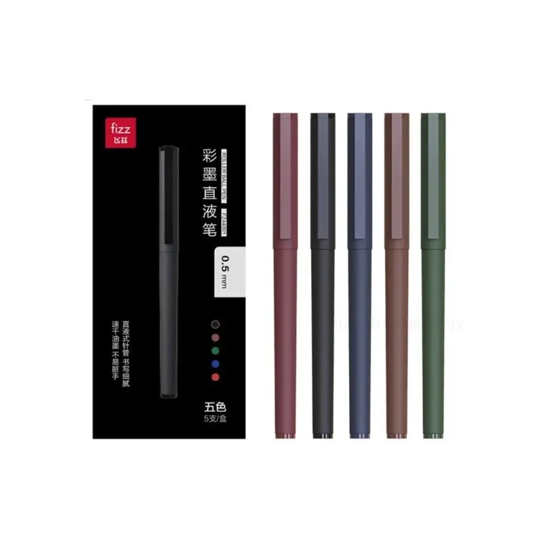 Fizz Multicolor Straight Liquid 0.5mm Roller Ball Pens