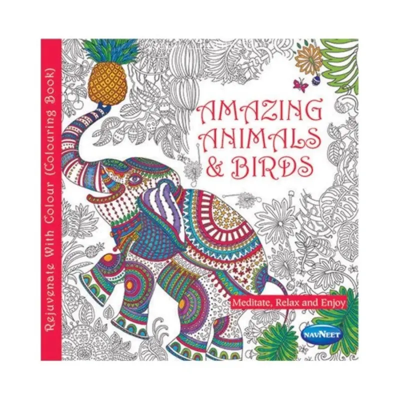 Navneet Amazing Animals Colouring Book