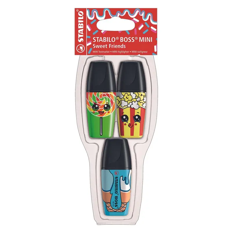 Stabilo Boss Mini Sweet Friends Highlighter Set