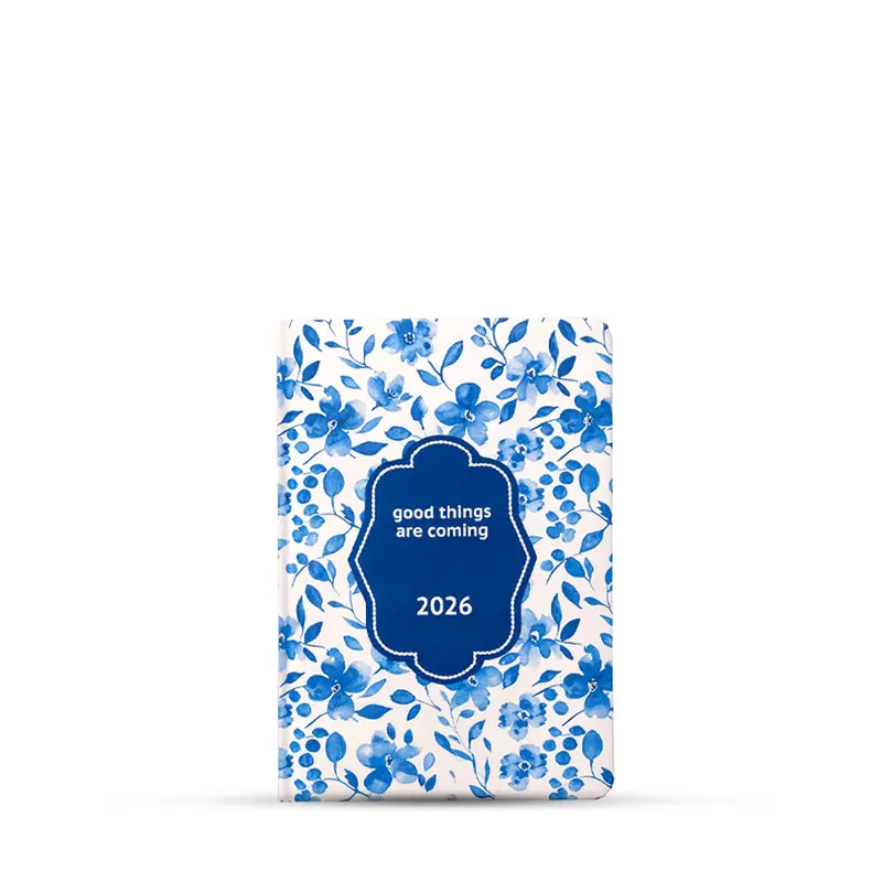 The Art Loom Flowers in Blue 2026 Annual Planner