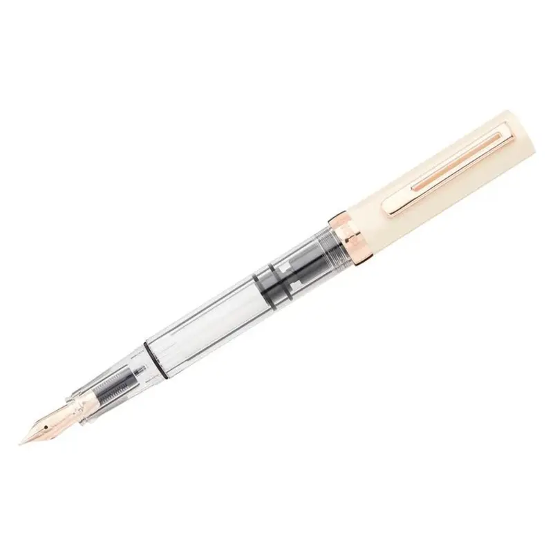 Twsbi Eco Fountain Pen in Creme with Rosegold Trim