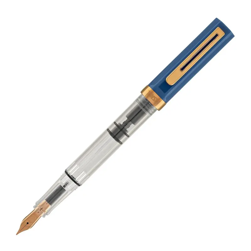 Twsbi Eco Fountain Pen in Indigo Blue with Bronze Trim