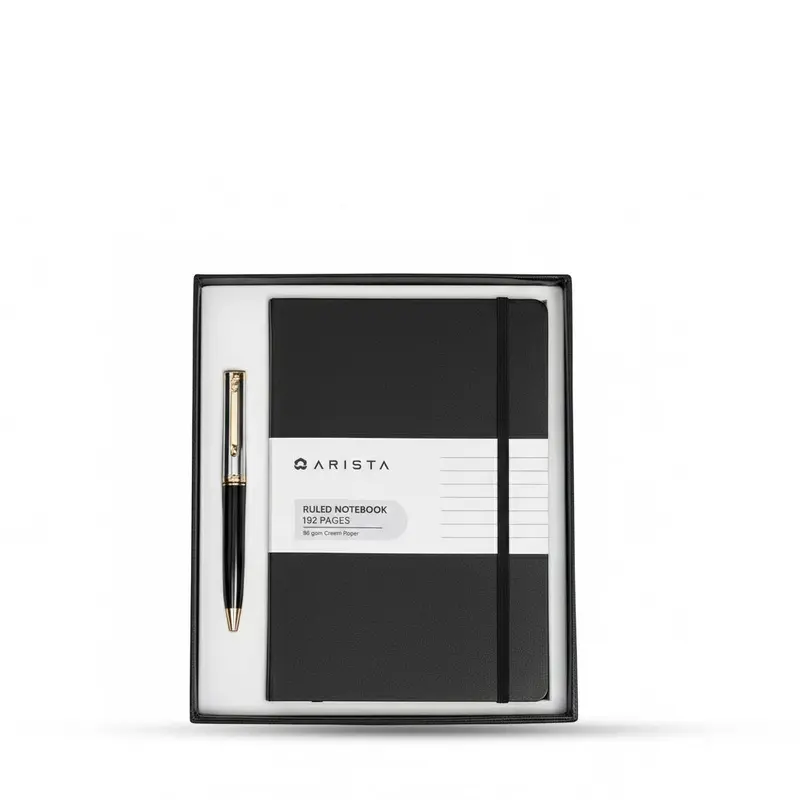 Arista Ballpoint Pen With A5 Note Book