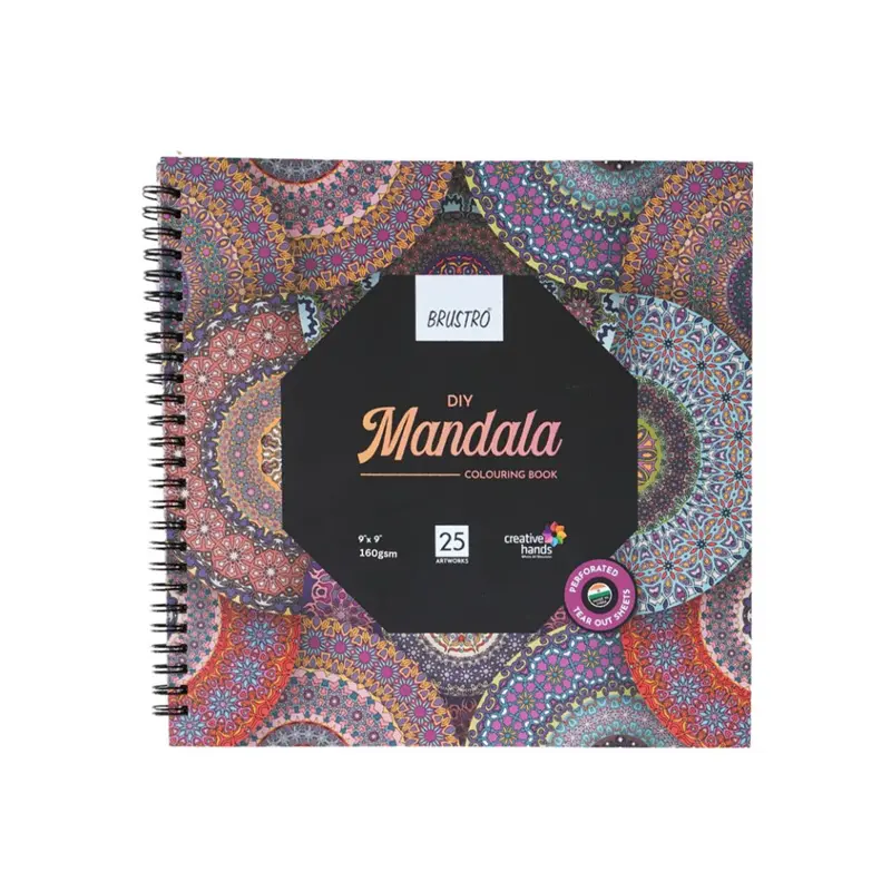 Brustro DIY Mandala  Colouring Book