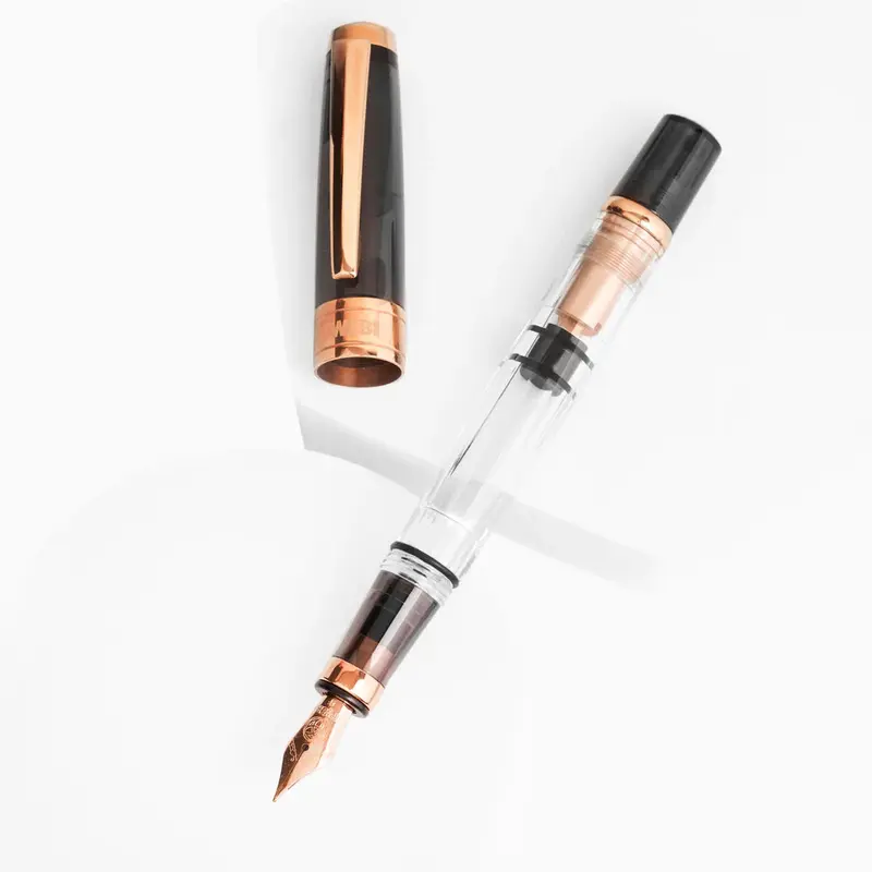 Twsbi Diamond Fountain Pen in Smoke Rose Gold