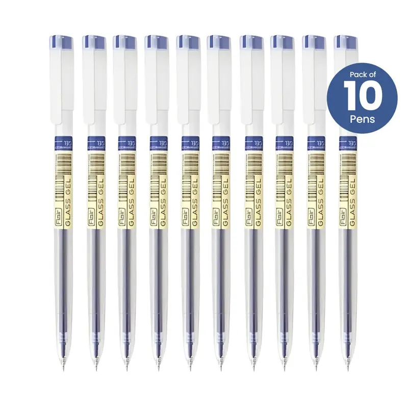Flair Glass Waterproof 0.6mm Gel Pen Set