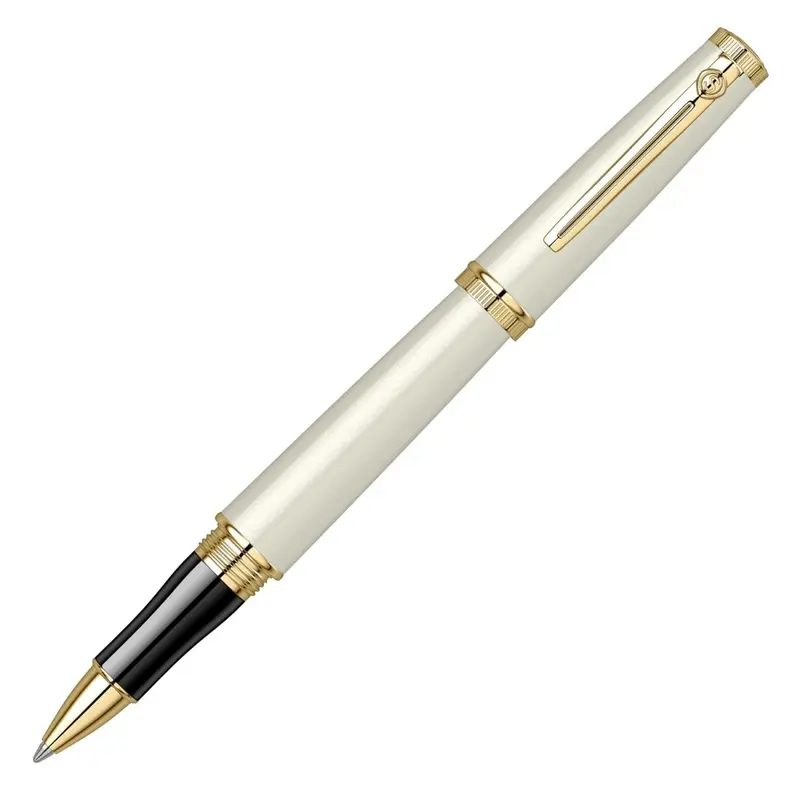 Scrikss Heritage Ivory Gold-GT Rollerball Pen