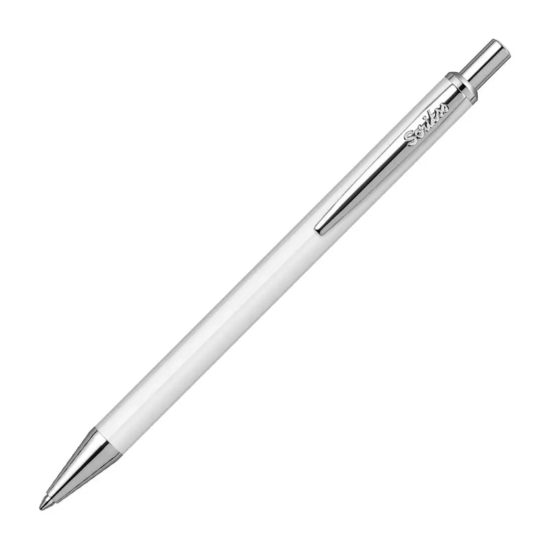 Scrikss Vintage 304 White-CT Ballpoint Pen