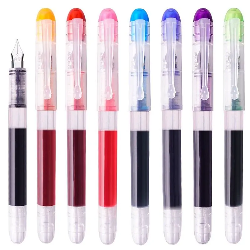 Snowhite FP20 Fountain Pen 0.5 Multicolor Pack of 8