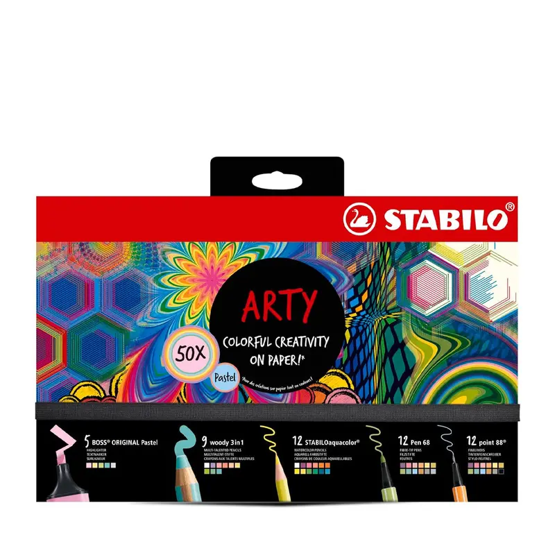 Stabilo Arty Pastel Mixed Set of 50