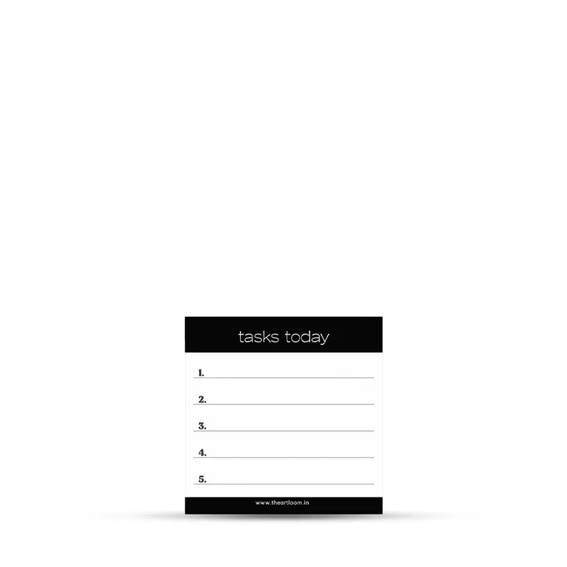 The Art Loom Classic Black Memo Pad