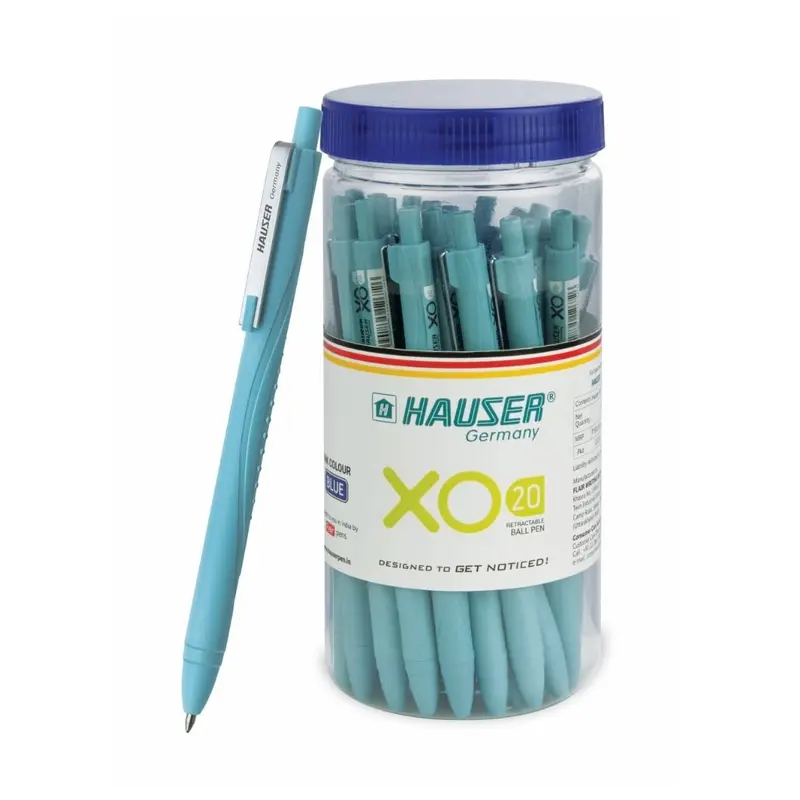 Hauser XO 20 Retractable Ball Pen- Pack of 25