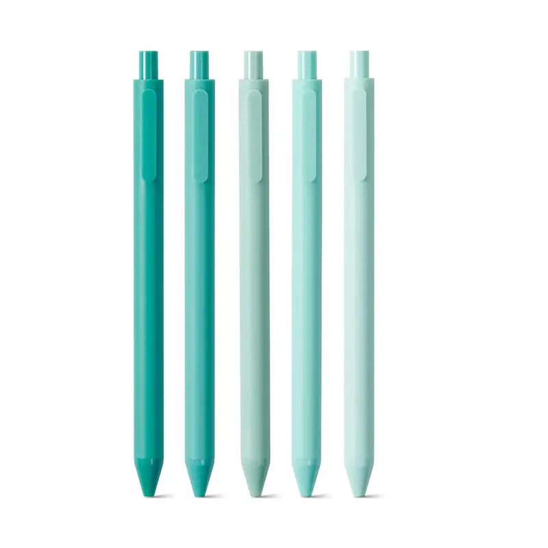 Kaco Pure Green Hills Recycled Plastic 0.5mm Gel Pen Set