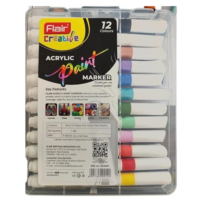 Flair Acrylic Paint Marker Set of 12