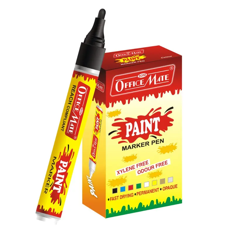 Soni Officemate Paint Markers  Medium Tip Set