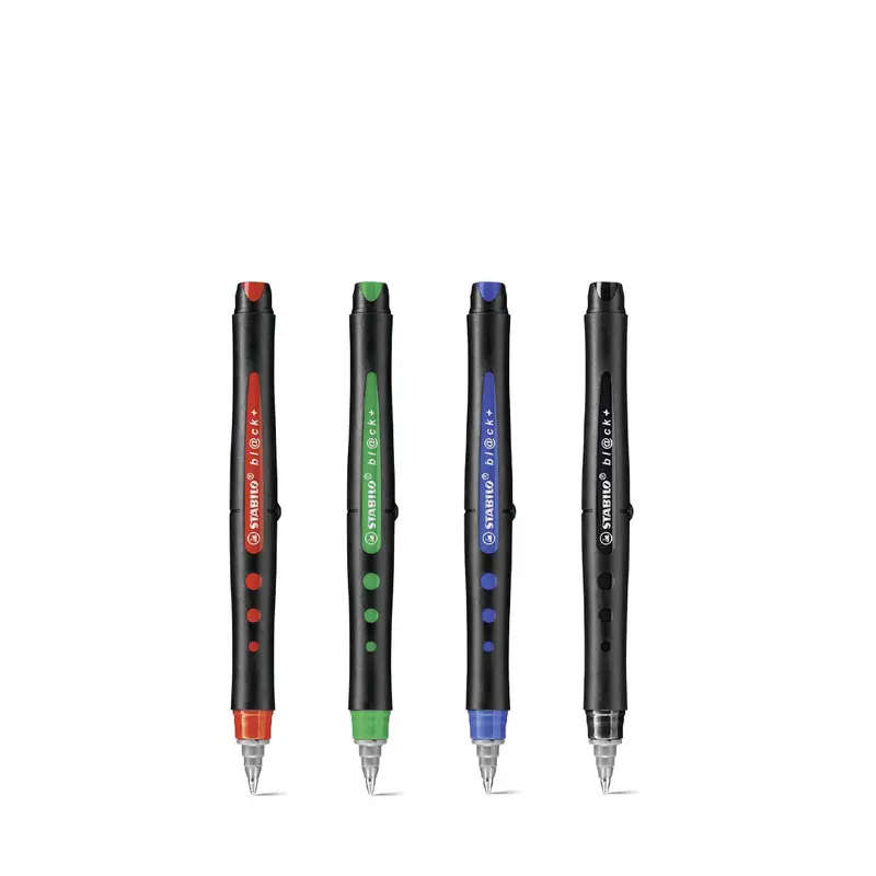 Stabilo Black Fine Tip Assorted Roller Ball Pen