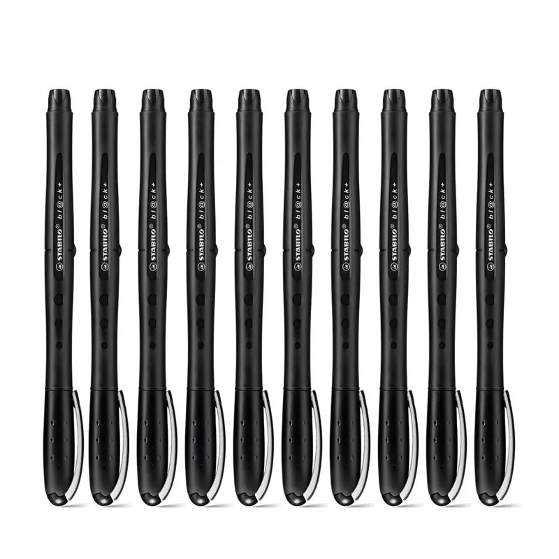 Stabilo Black+ Medium Rollerball Pen