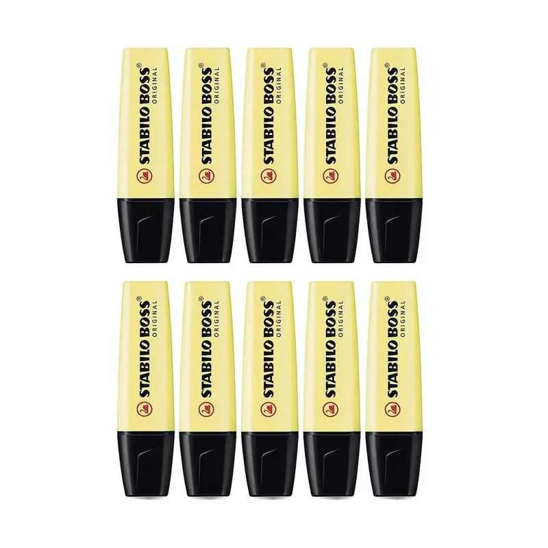 Stabilo Boss Pastel Yellow Highlighters