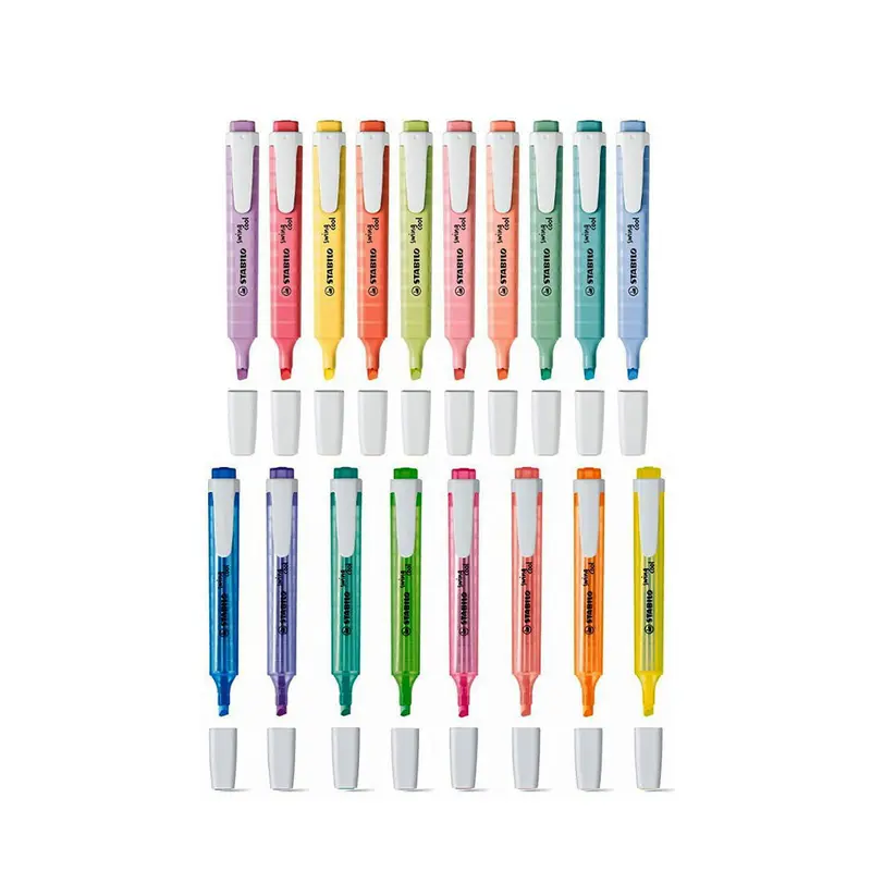 Stabilo Swing Cool Pastel Highlighters Desktop Set