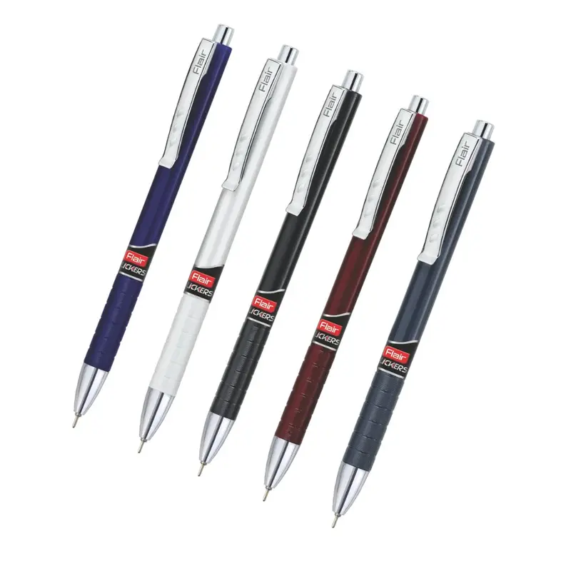 Flair Clickers Retractable Assorted Body Ball Pen With 1 Refill