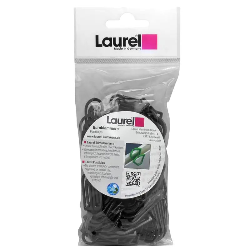 Laurel King Paper Clip Black 32mm