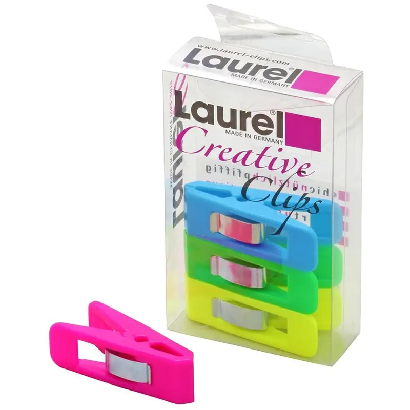 Laurel Multi Clip Taifun Assorted 15/50 mm- Pack of 4