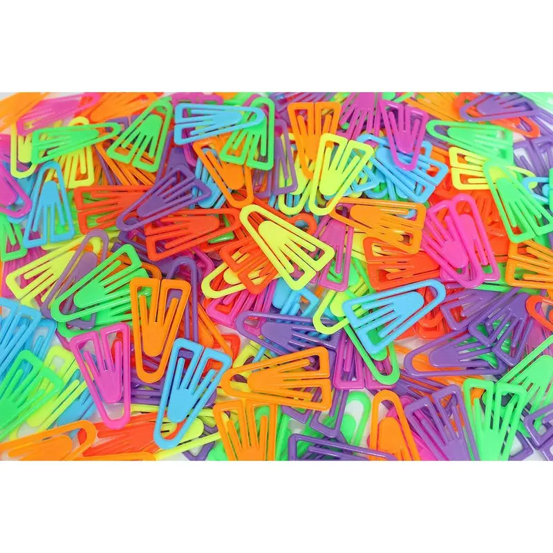 Laurel Plasticlips Assorted 35 mm- Pack of 200