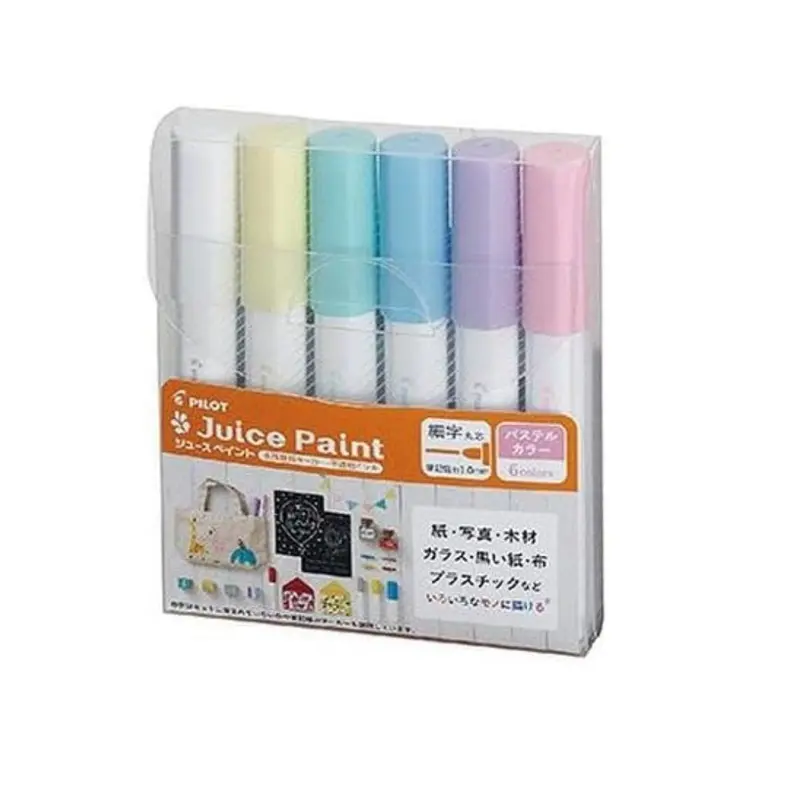 Pilot Juice Fine Point Pastel Paint Marker - 6 Color Set