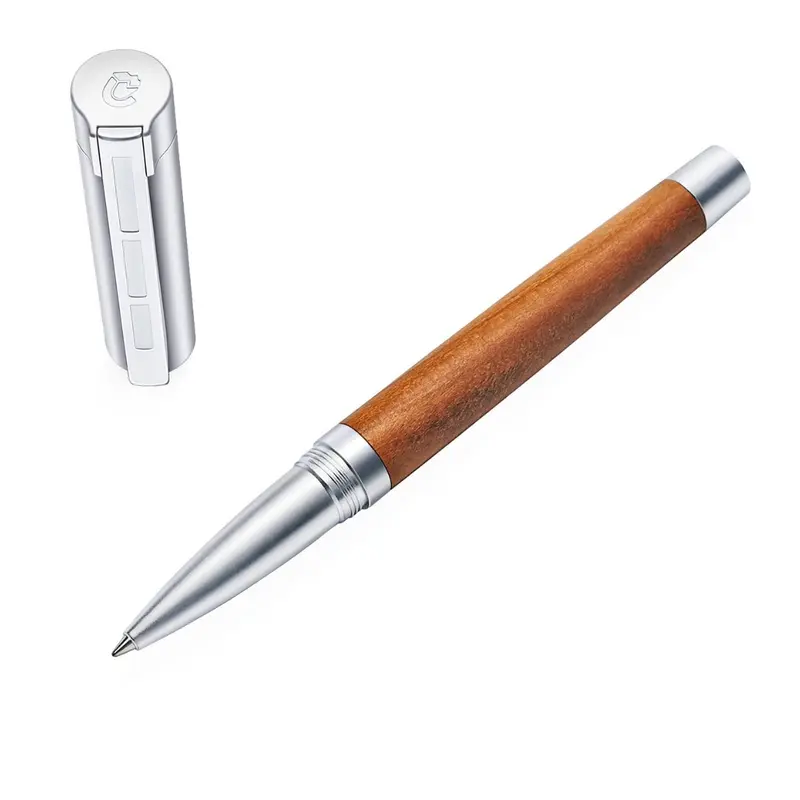 Staedtler Lignum Plum Wood Roller ball Pen