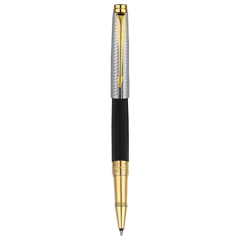 Parker Premium Aster Contemporary Black/Chrome GT Roller Ball Pen 9000037519
