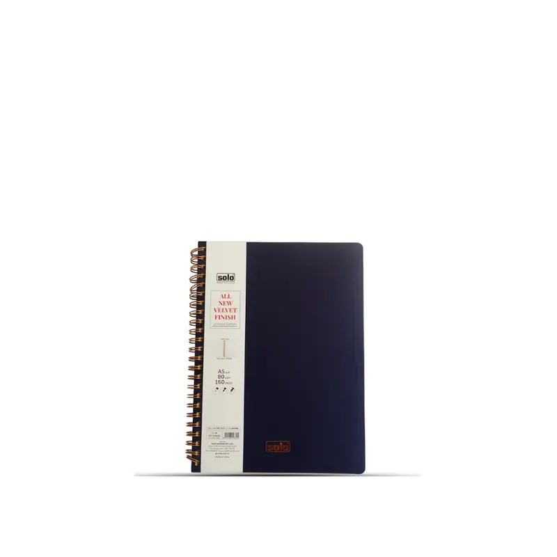 Solo Unruled Wiro Notebook