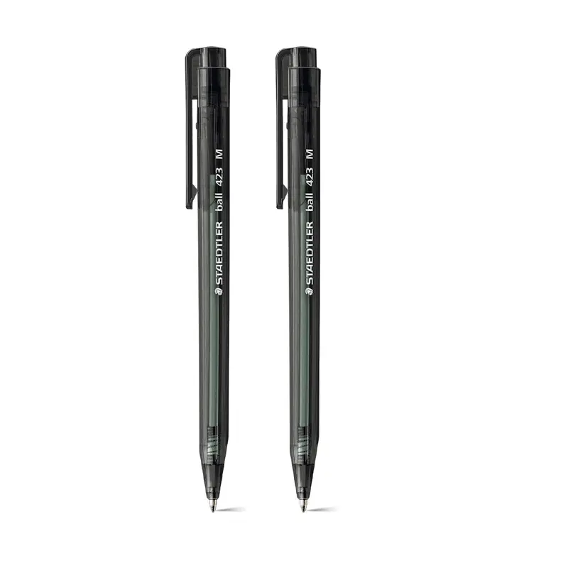 Staedtler Ball Medium Black Retractable Ballpoint Pen Set