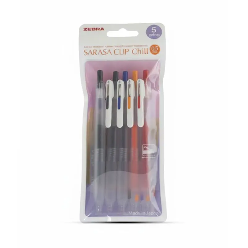 Zebra Sarasa Clip Chill 0.5mm Set